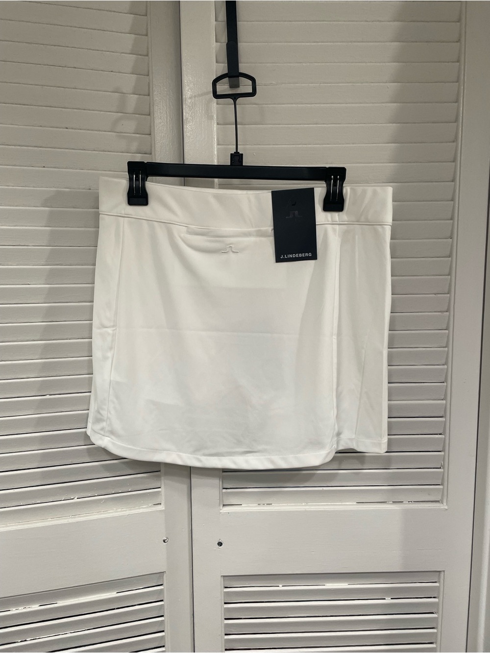 J.Lindeberg White Athletic Golf Skort